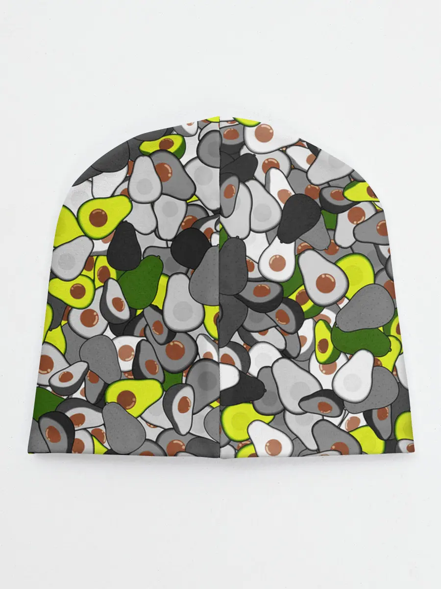 Детская шапка / Камуфляж с авокадо