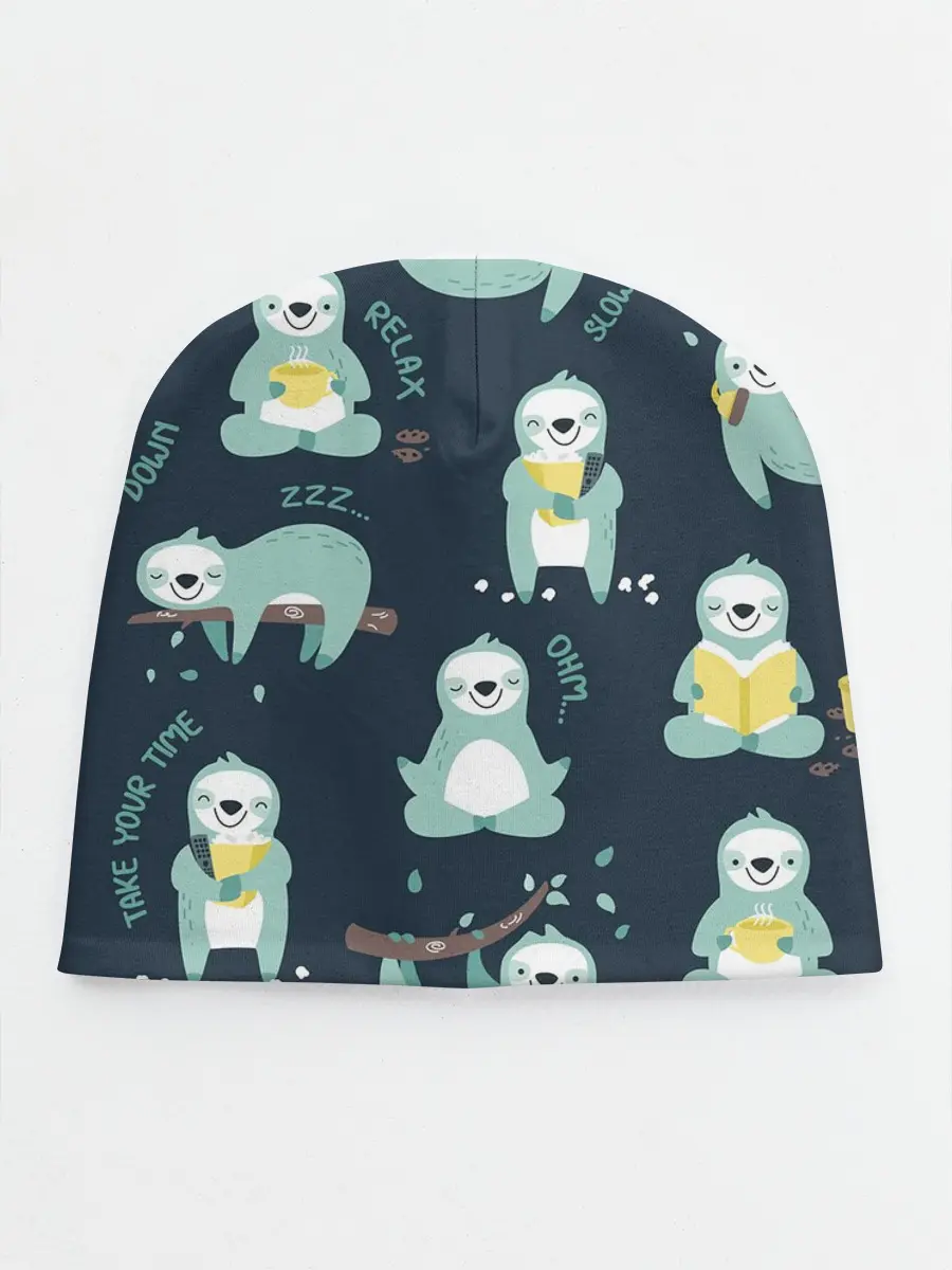 Детская шапка / ленивцы