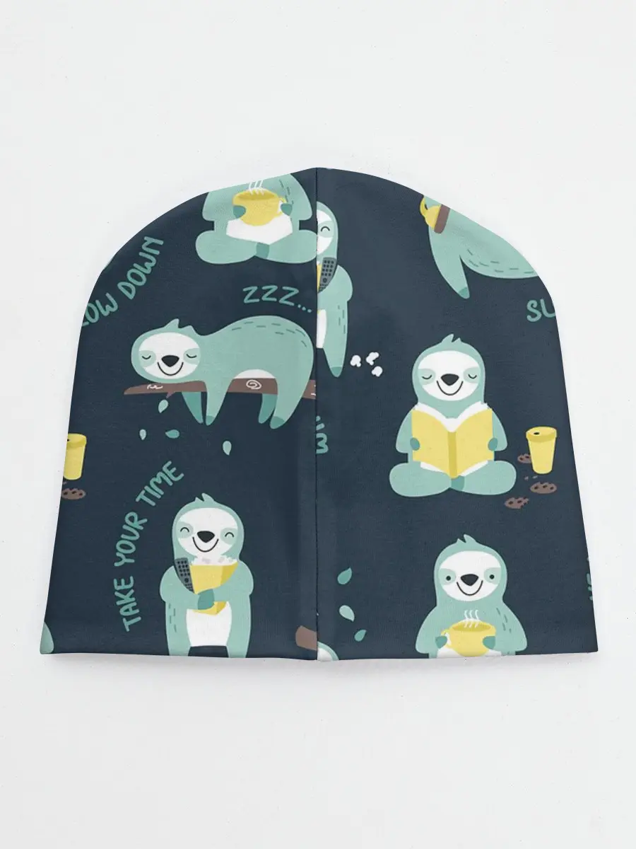 Детская шапка / ленивцы