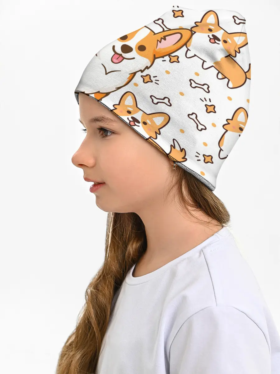 Детская шапка / Корги