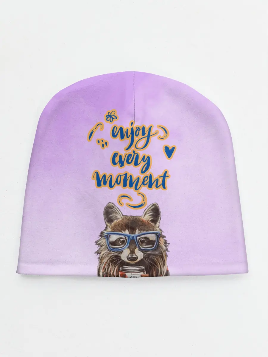 Детская шапка / Енот