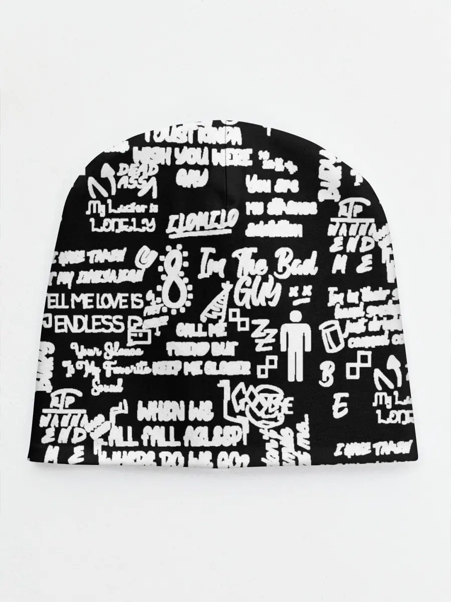 Детская шапка / BILLIE EILISH BLACK