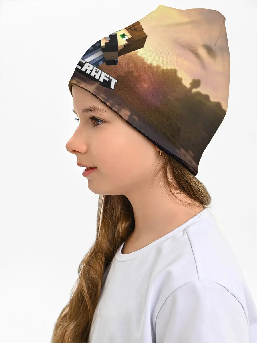 Детская шапка / Майнкрафт