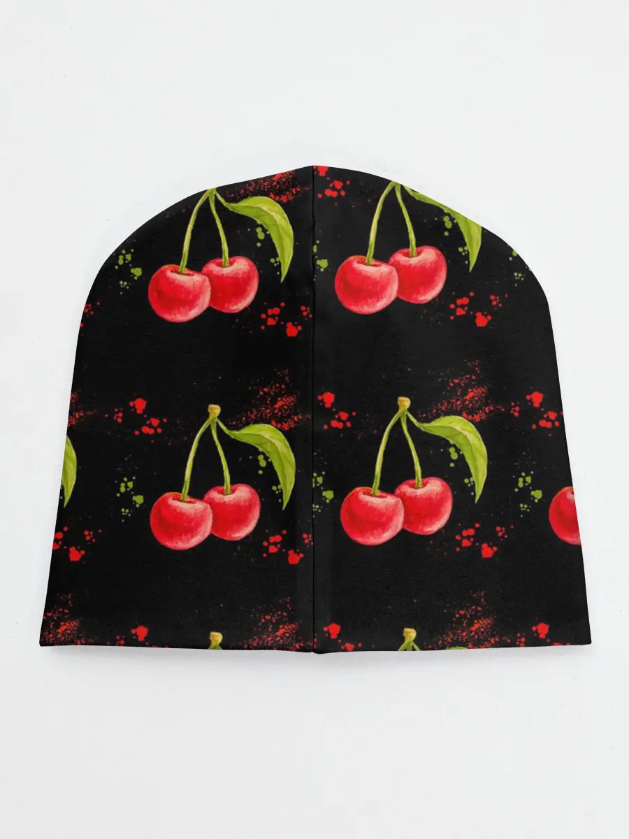 Детская шапка / Вишенки