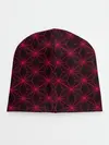 Детская шапка / Kimetsu no yaiba красный паттерн