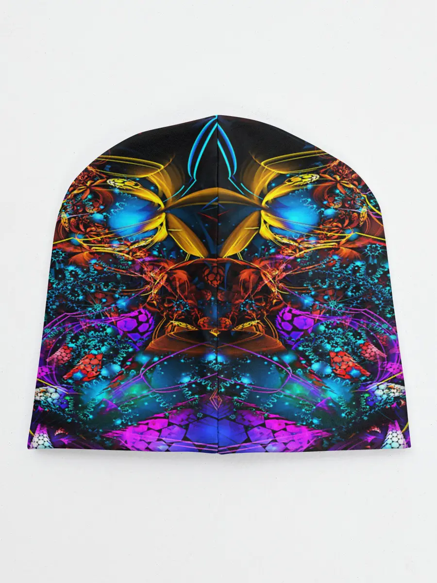 Детская шапка / ФРАКТАЛЬНЫЕ ЦВЕТЫ