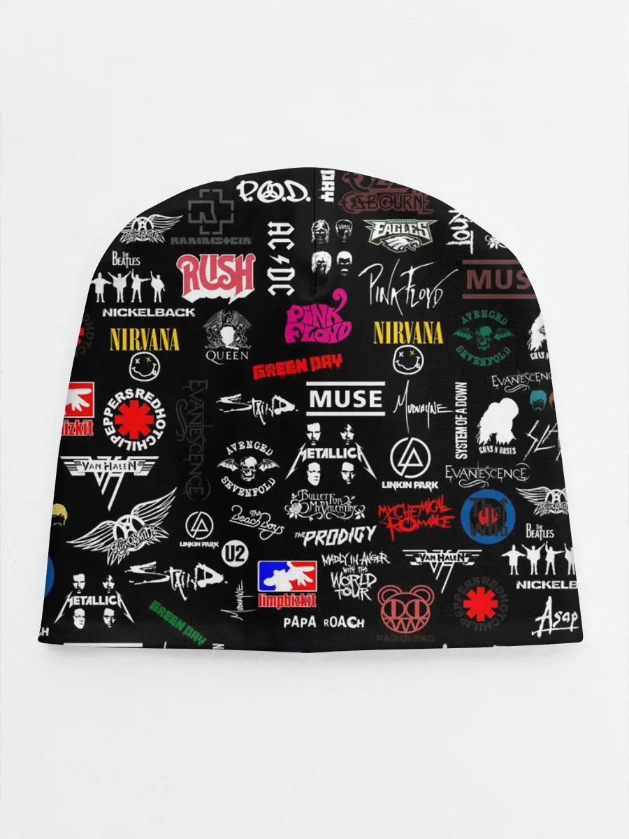 Детская шапка / ЛОГОТИПЫ РОК ГРУПП | PATTERN