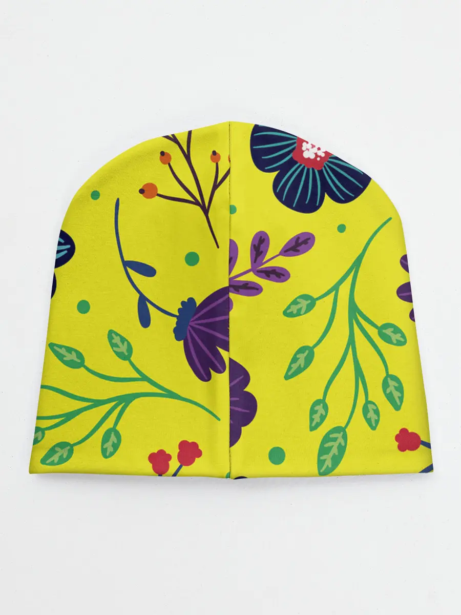 Детская шапка / Цветочный микс