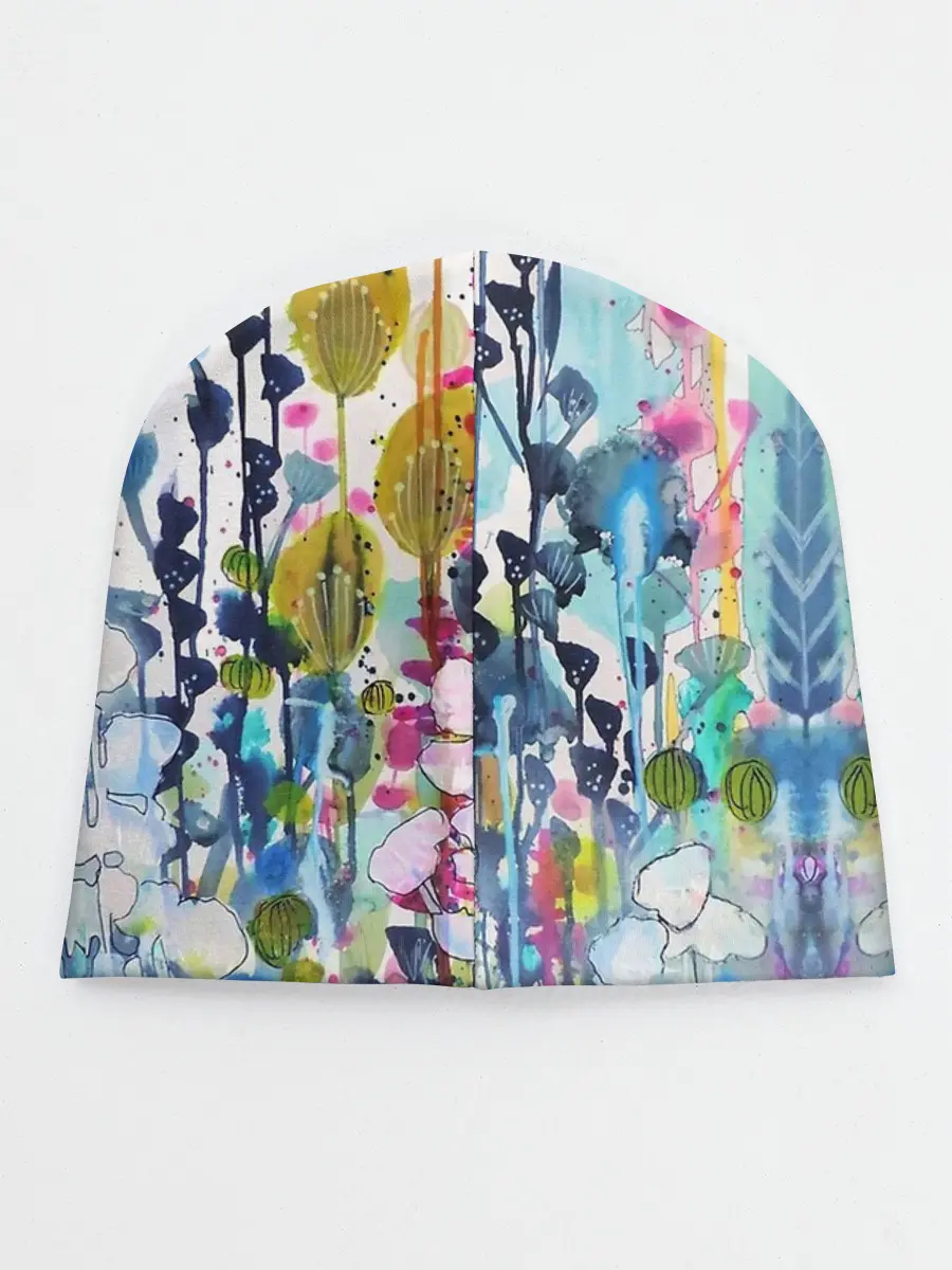 Детская шапка / Watercolor Flowers