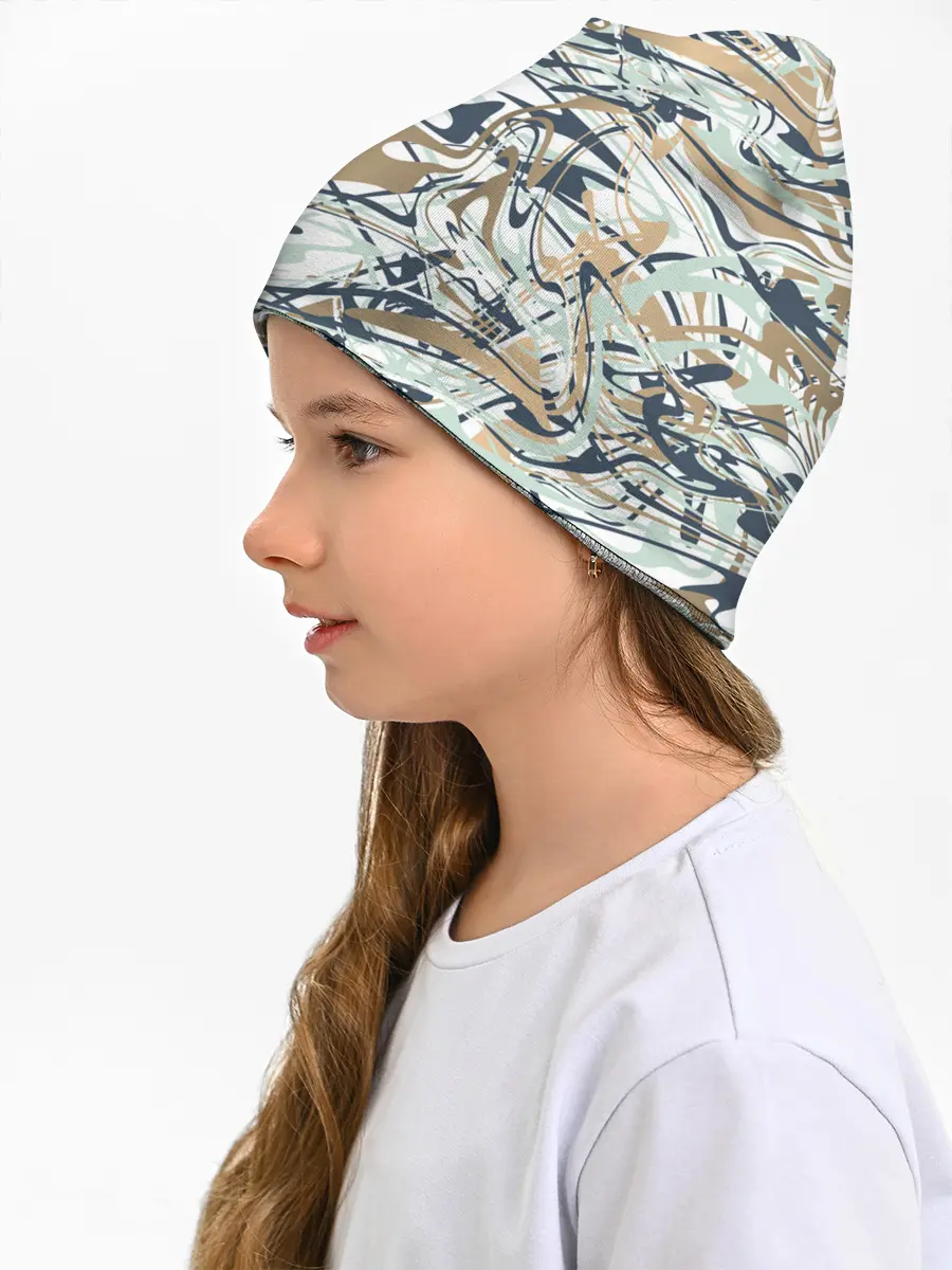 Детская шапка / Узор красками