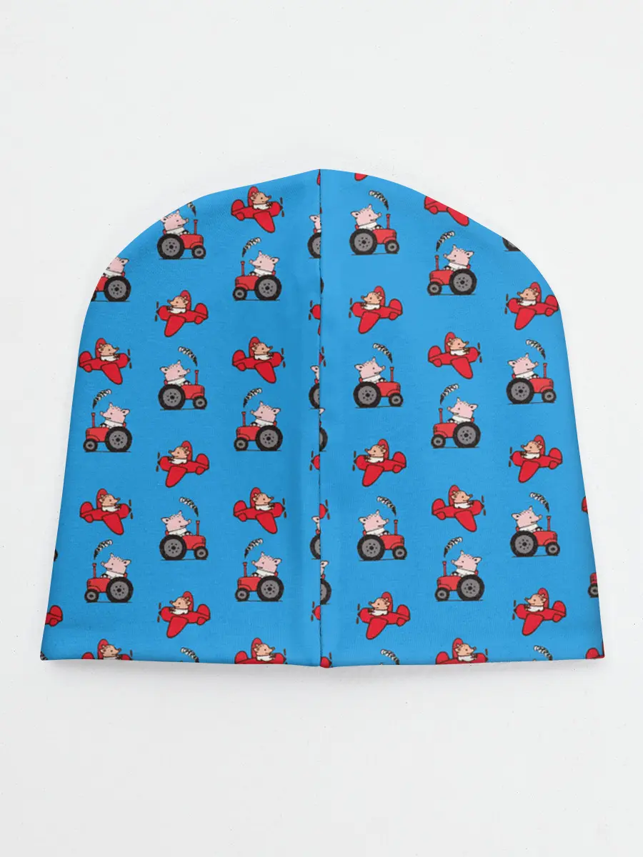 Детская шапка / Поросенок Пётр