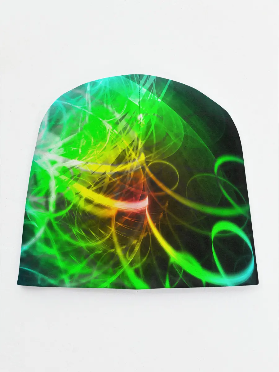 Детская шапка / ЗЕЛЕНЫЙ НЕОН