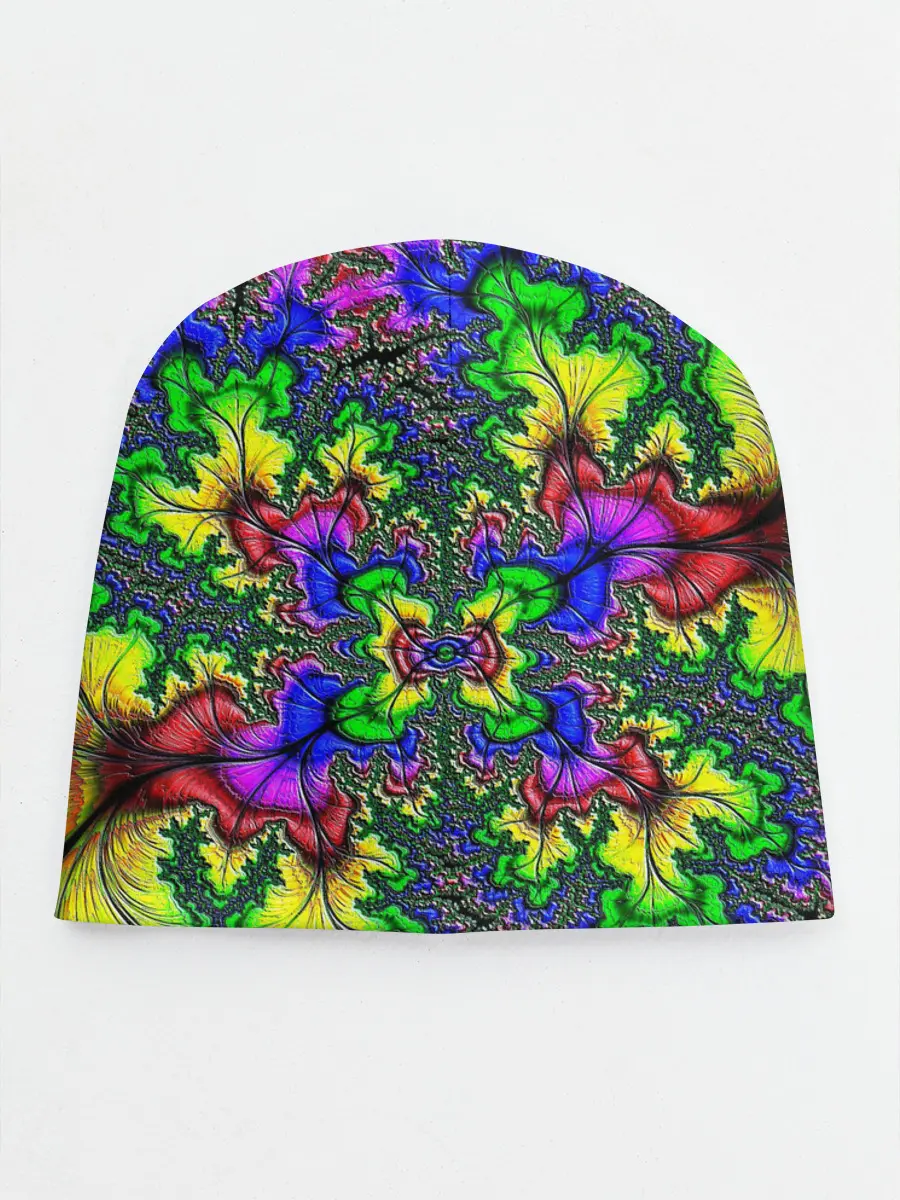 Детская шапка / НЕОНОВЫЙ ЦВЕТОК