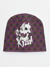 Детская шапка / KILLER QUEEN белая на узоре