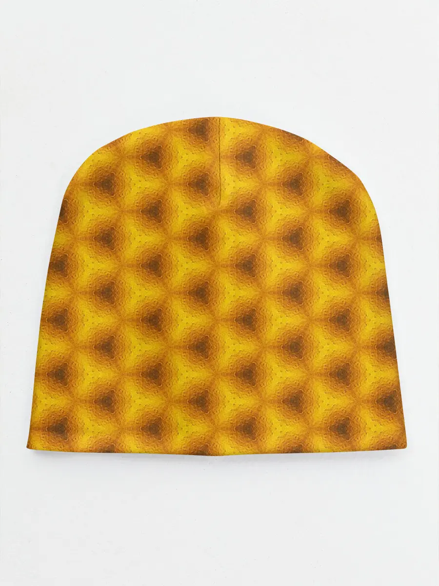 Детская шапка / Синие соты