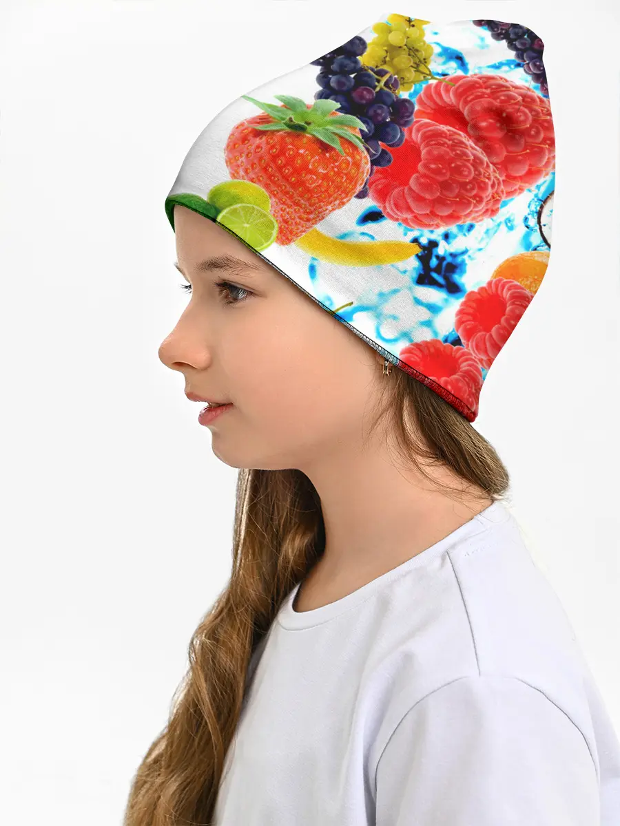 Детская шапка / фрукты