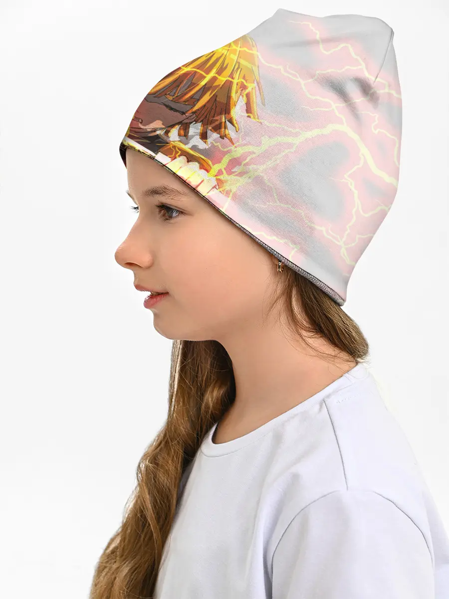 Детская шапка / Kimetsu no yaiba достает меч