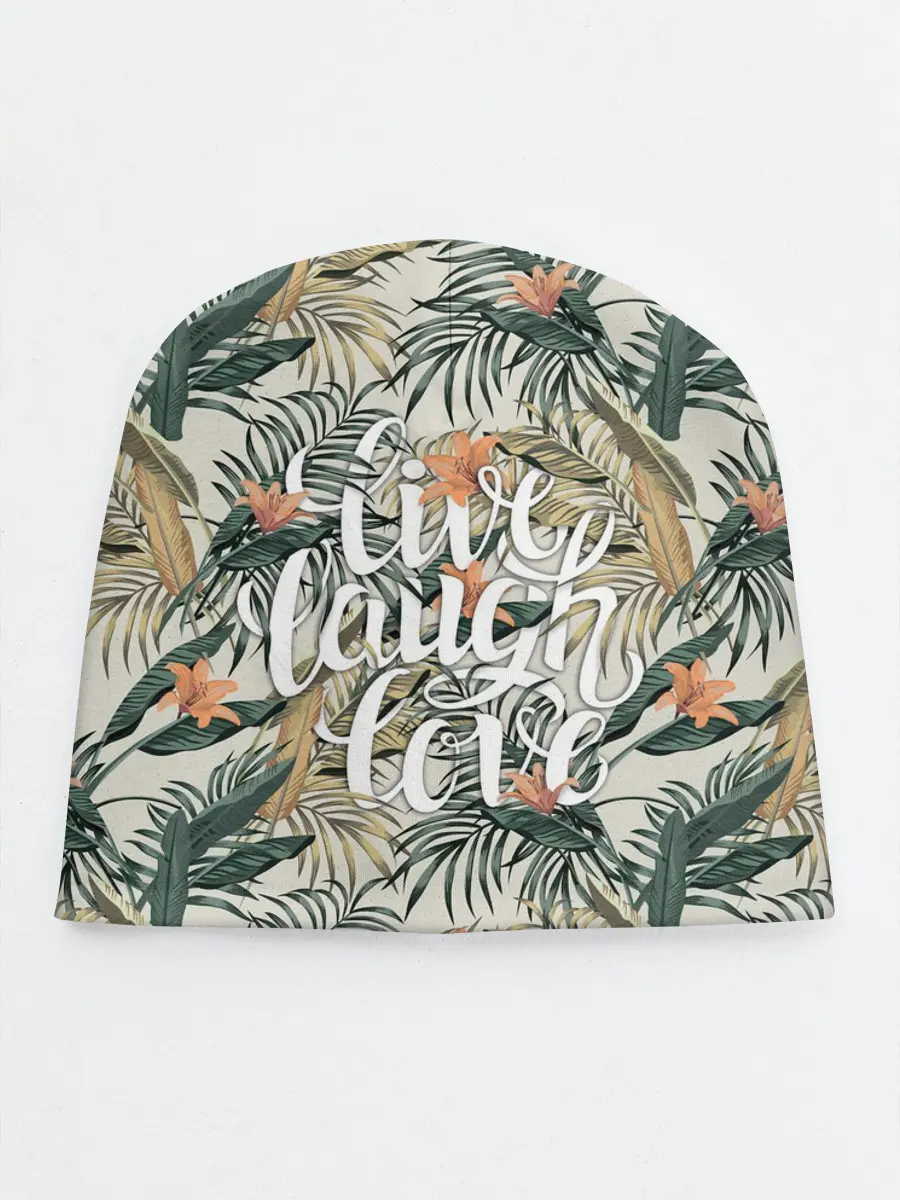 Детская шапка / Live laugh love