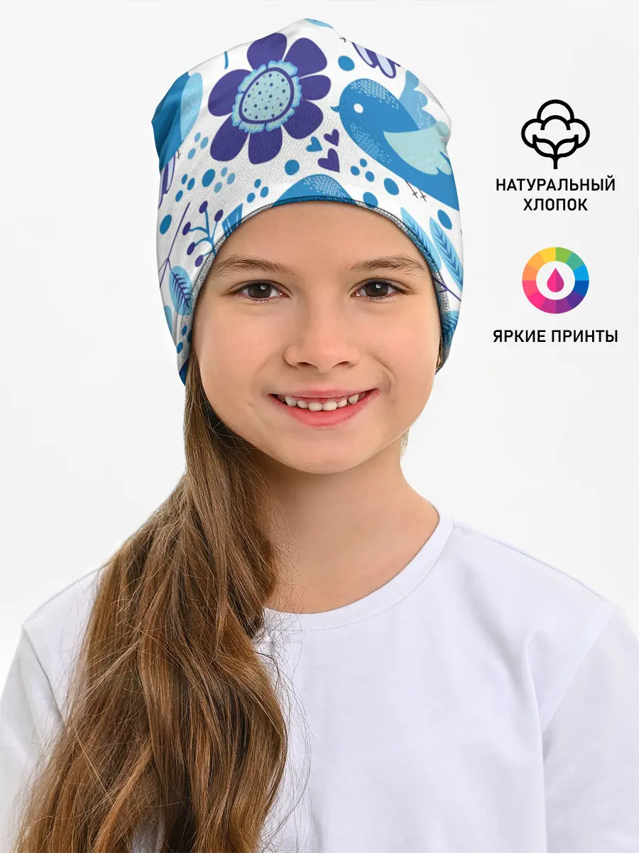 Детская шапка / Воробушки