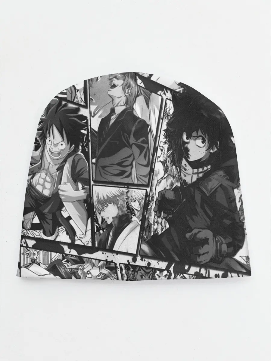 Детская шапка / EPIC MAIN ANIME CHARACTERS 3D! monochome