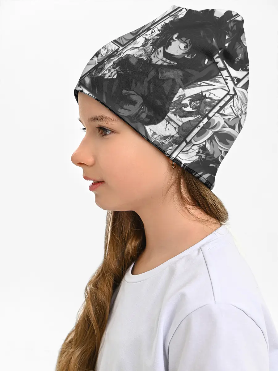 Детская шапка / EPIC MAIN ANIME CHARACTERS 3D! monochome