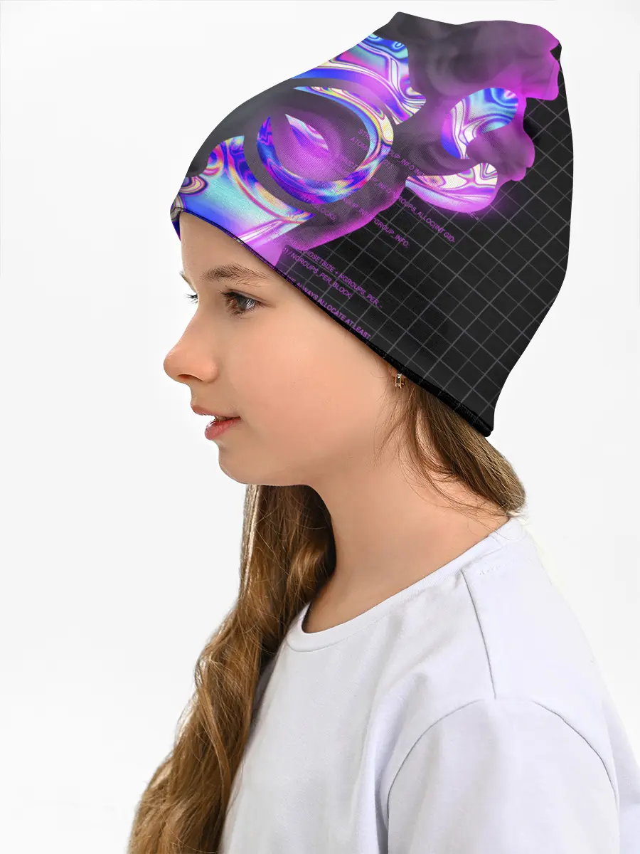 Детская шапка / Chrome Effect