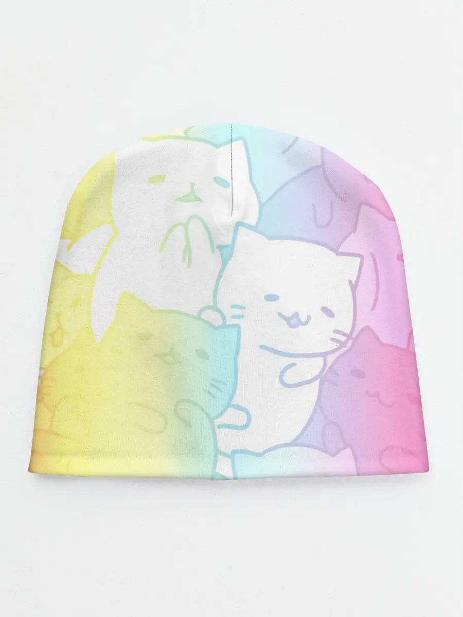 Детская шапка / Котоколлаж 05