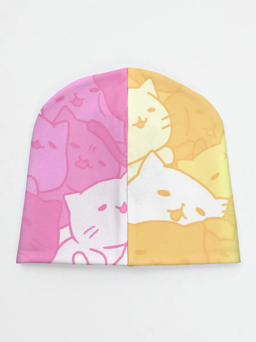 Детская шапка / Котоколлаж 05