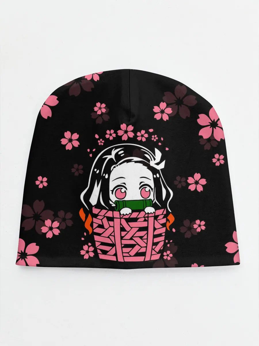 Детская шапка / Надзуко Камадо в цветах