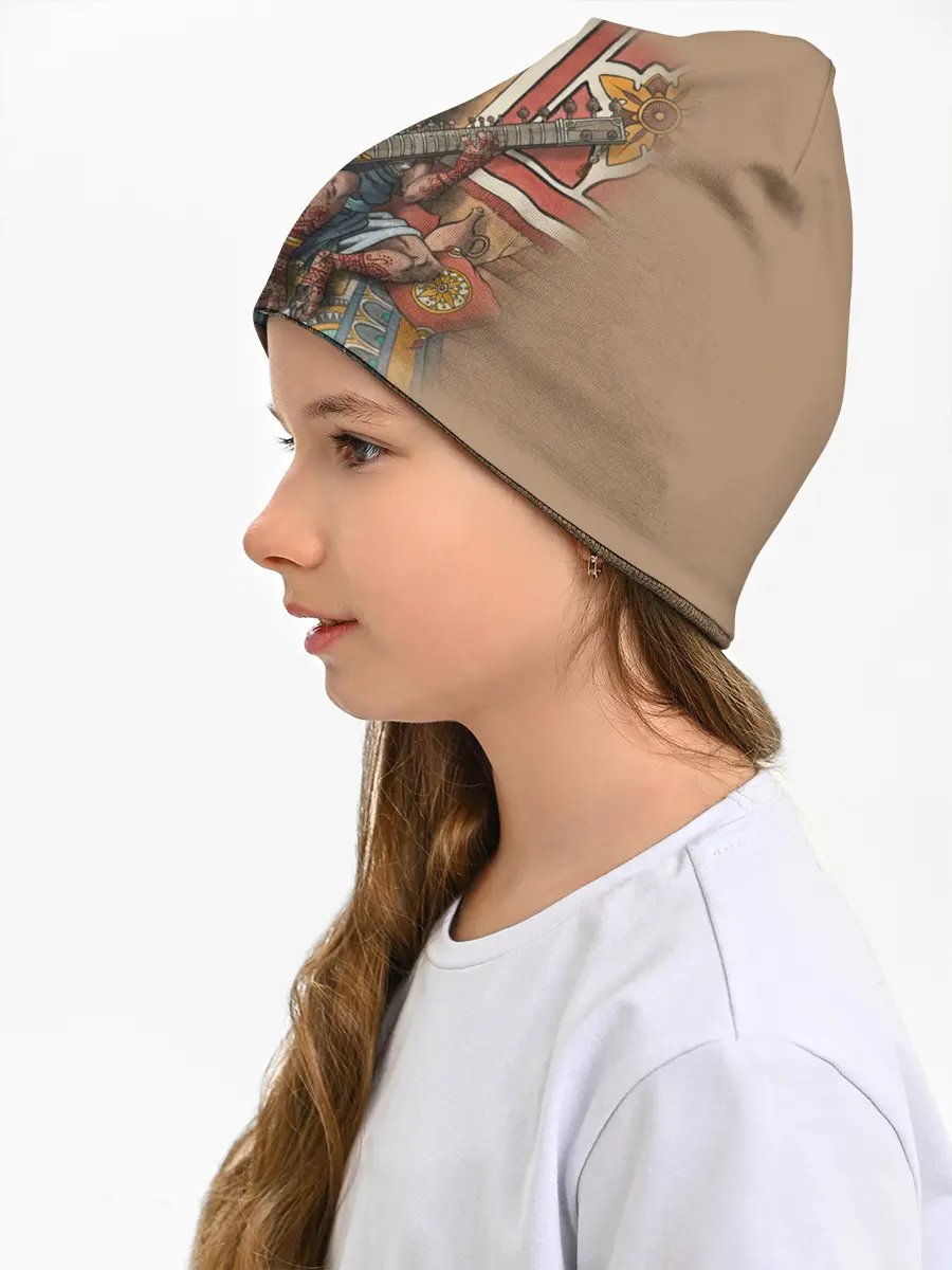 Детская шапка / Кот музыкант #17