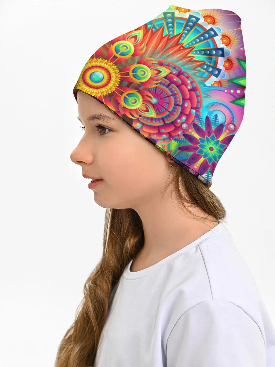 Детская шапка / Психоделия | Яркая