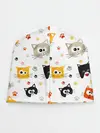 Детская шапка / Котики с лапками