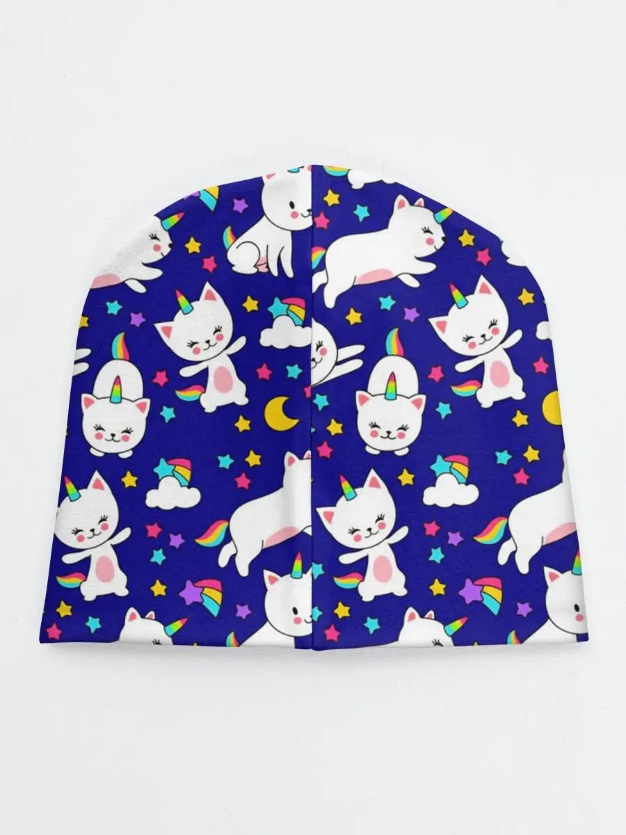 Детская шапка / Кот-Единорог