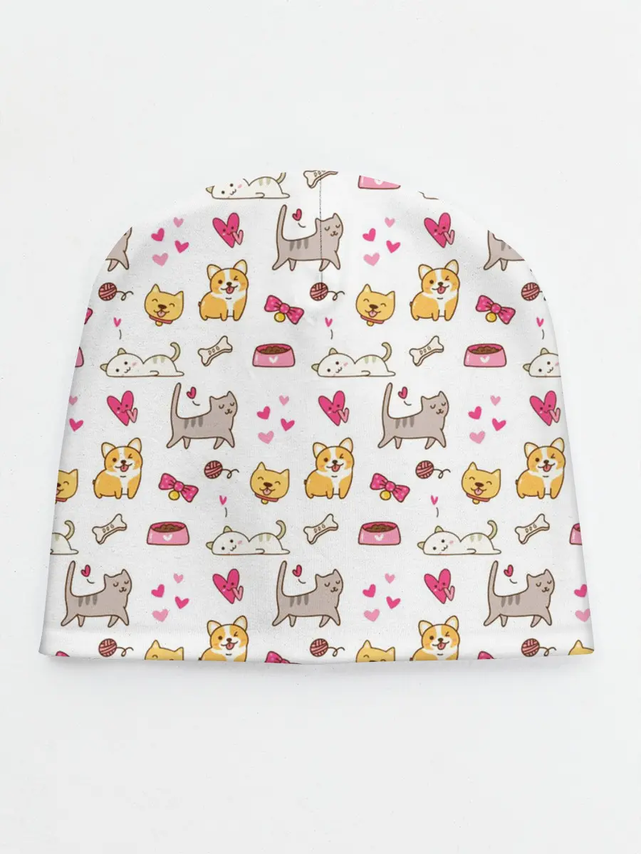 Детская шапка / Домашние питомцы