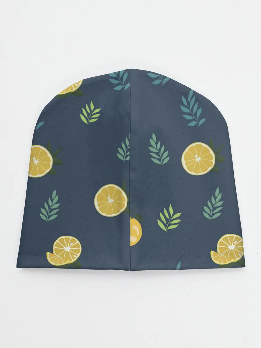 Детская шапка / Лимонный узор