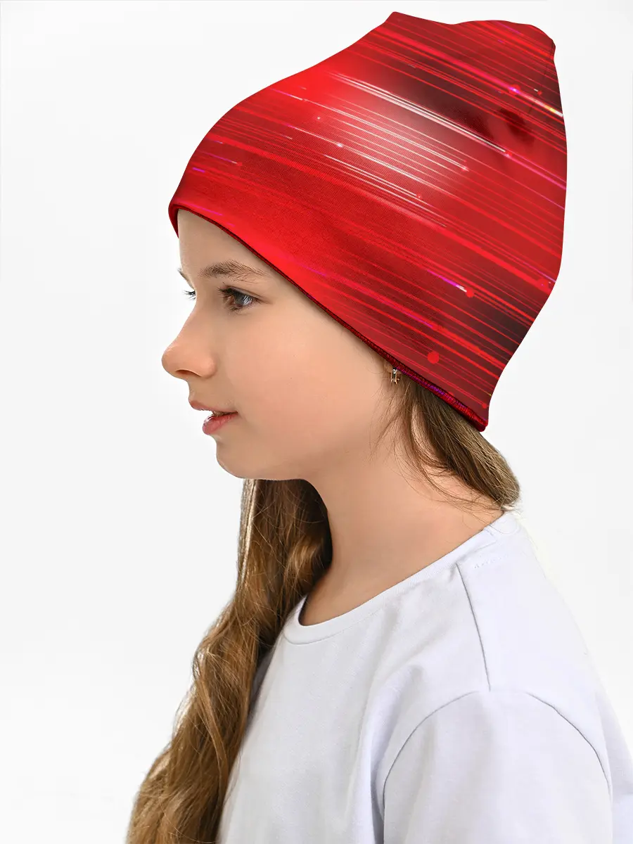 Детская шапка / Красный свет