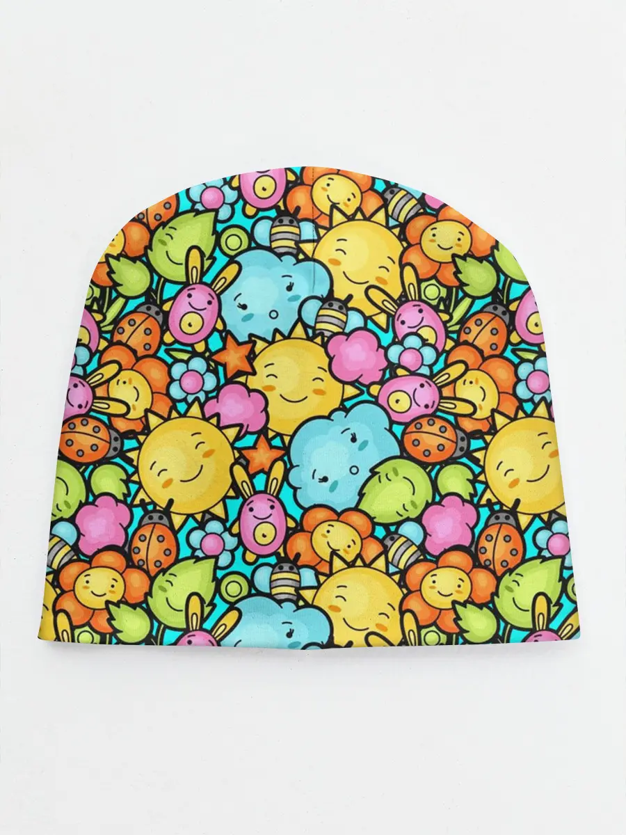 Детская шапка / Облачко Солнышко