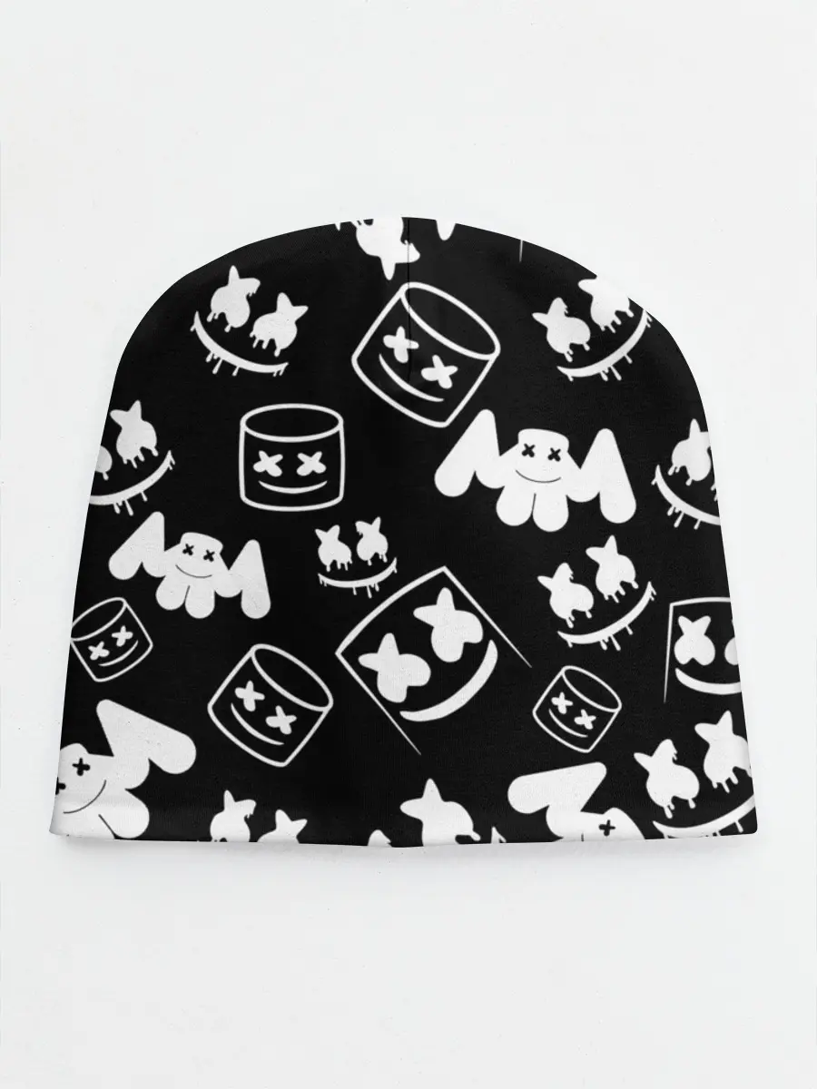 Детская шапка / Marshmello ЧБ