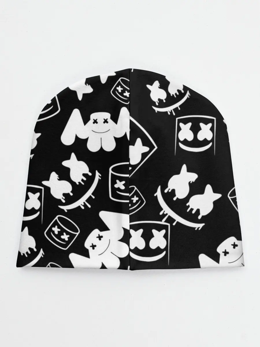 Детская шапка / Marshmello ЧБ