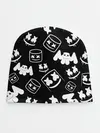 Детская шапка / Marshmello ЧБ