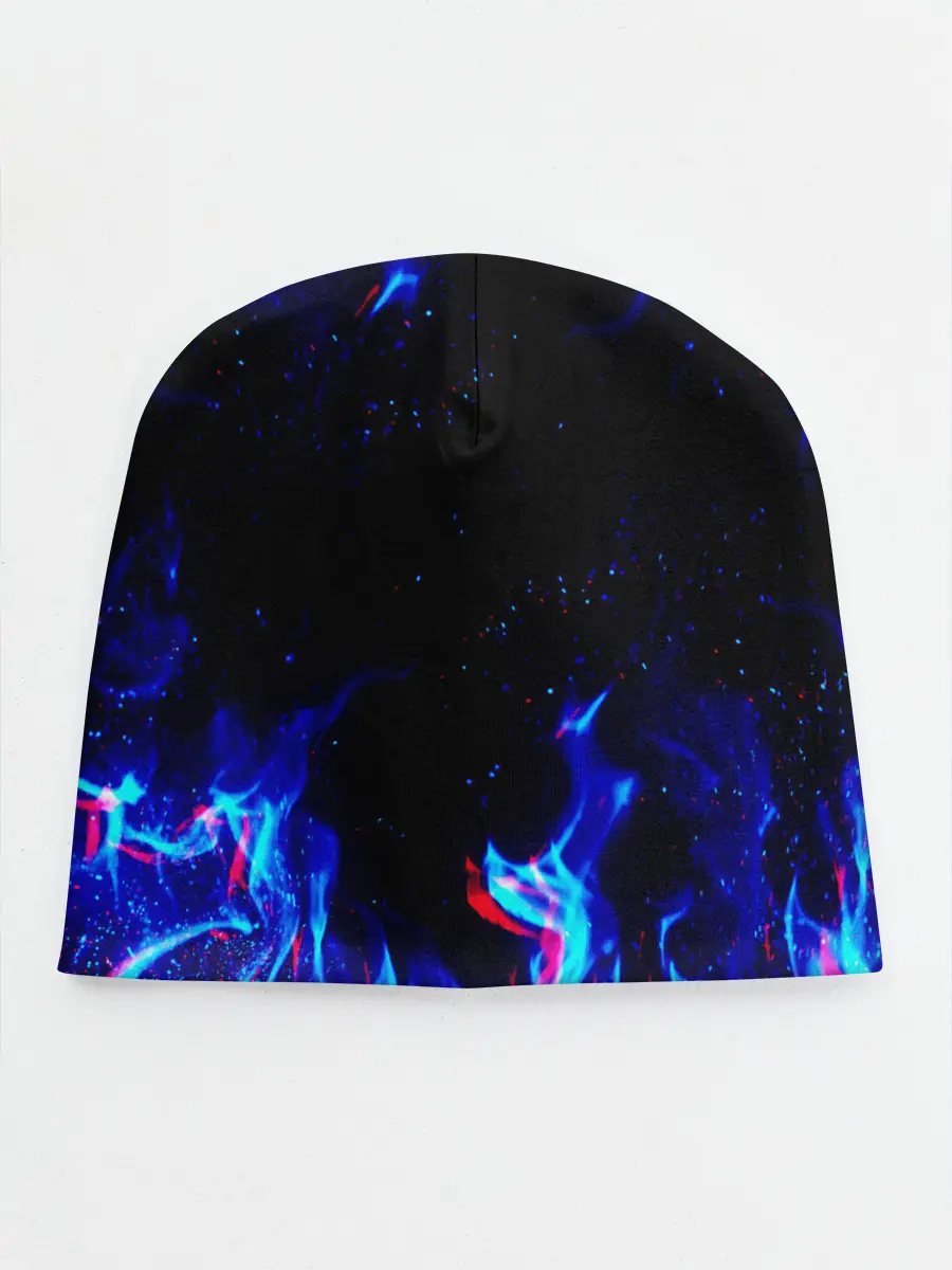 Детская шапка / СИНИЙ ОГОНЬ ГЛИТЧ | BLUE FIRE GLITCH