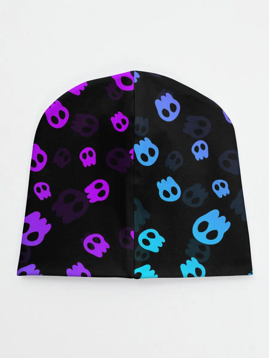 Детская шапка / НЕОНОВЫЕ ЧЕРЕПА