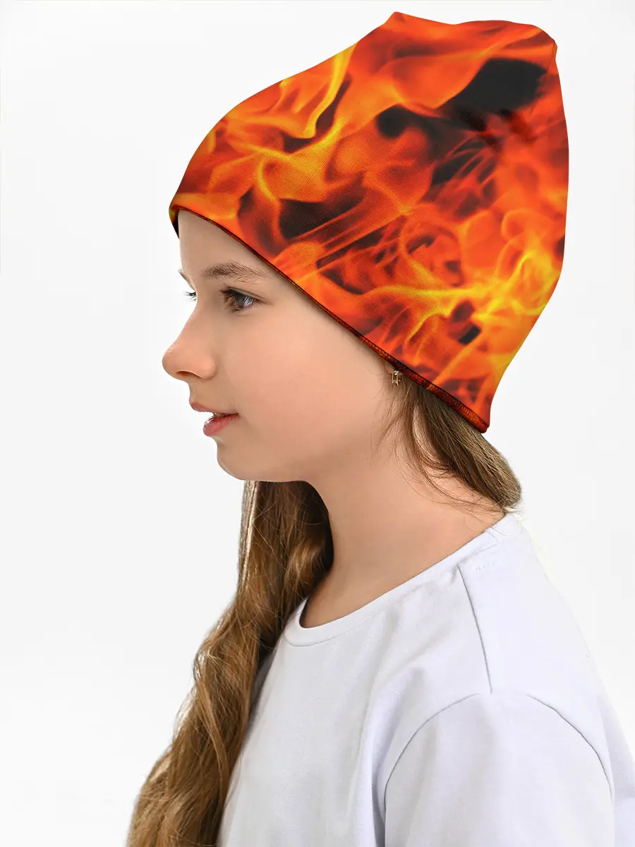 Детская шапка / ОГОНЬ