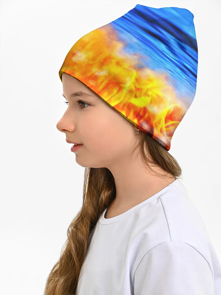 Детская шапка / ЛЕД И ПЛАМЯ