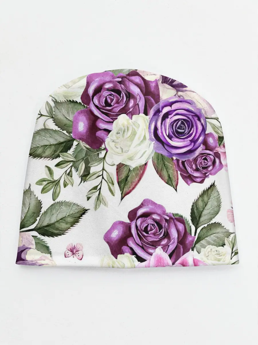 Детская шапка / Красивые розы
