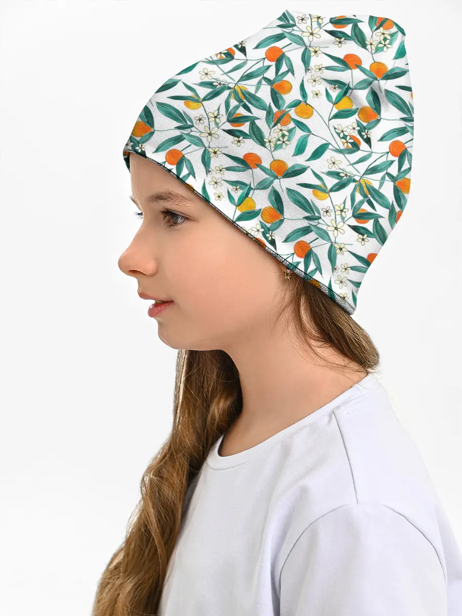 Детская шапка / Оранжевое лето