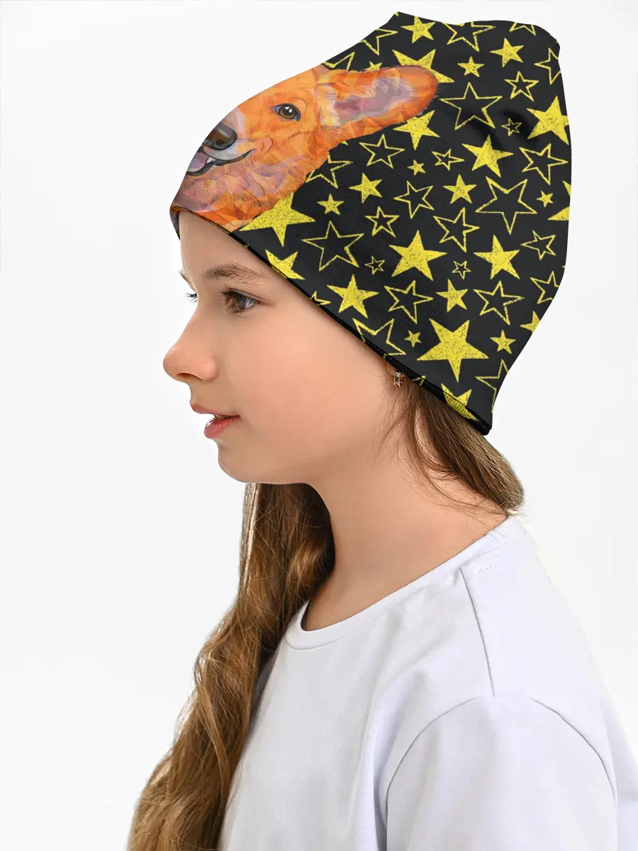 Детская шапка / Corgi | Stars