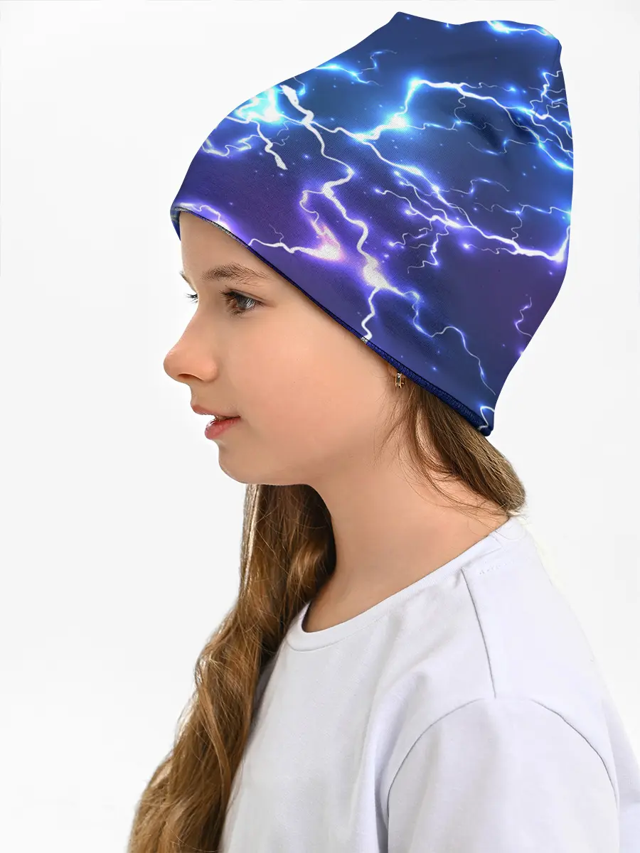 Детская шапка / СВЕТЯЩИЕСЯ МОЛНИИ | NEON FLASH