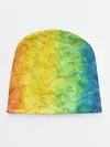 Детская шапка / разноцветный акварель градиент