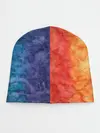 Детская шапка / разноцветный акварель градиент